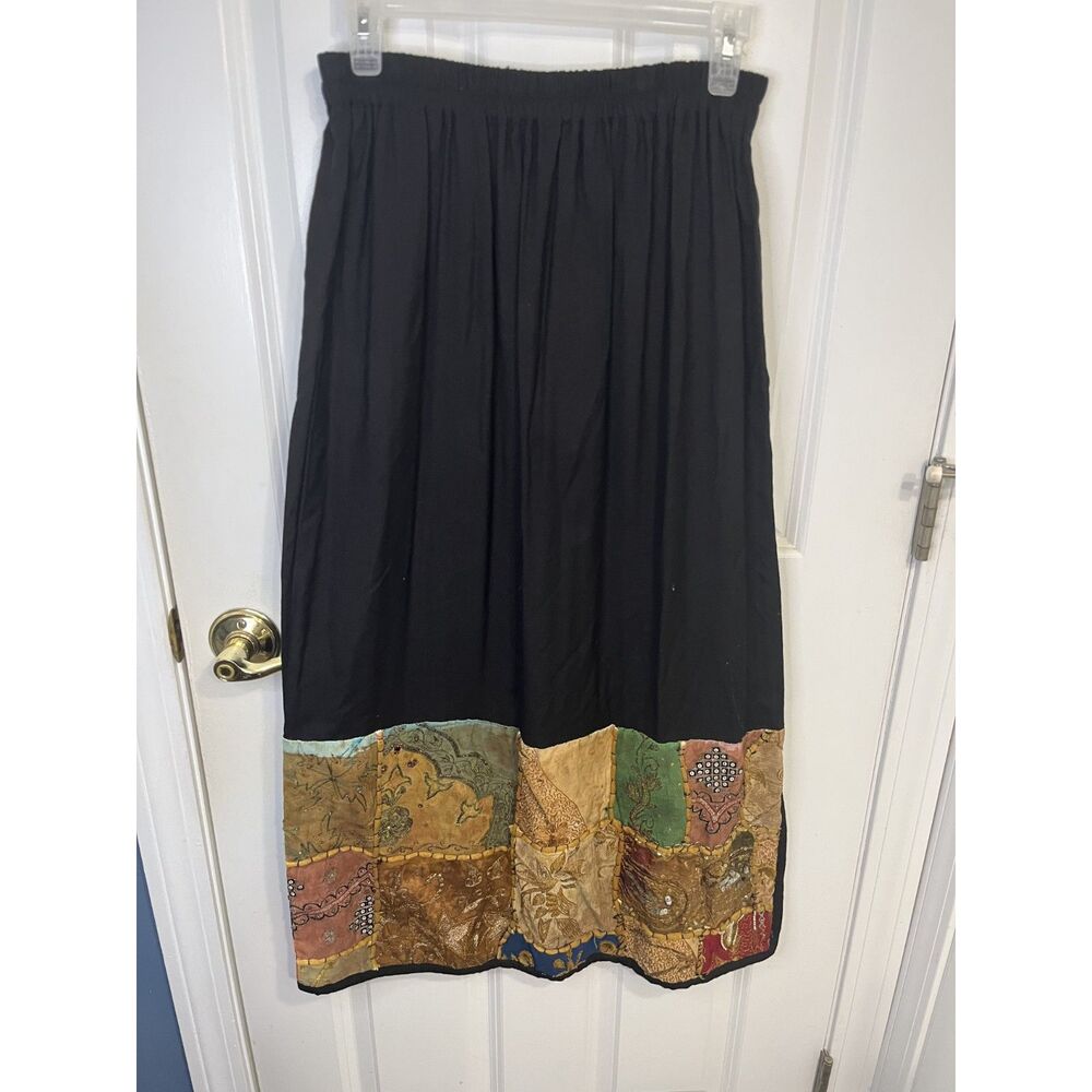 Vintage Marisol Beaded Patchwork Embroidered Tape… - image 1